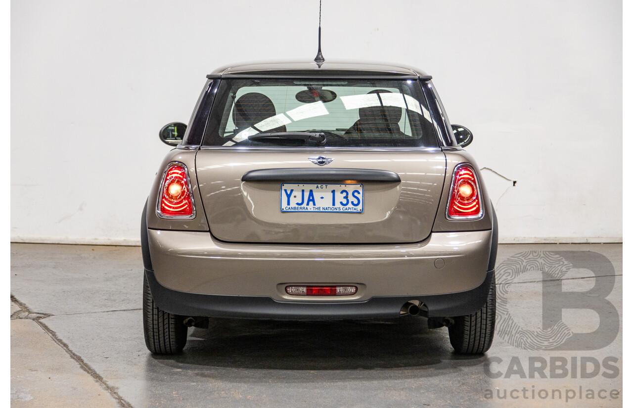 07/2012 Mini Cooper RAY R56 MY12 2D Hatchback Velvet Silver Metallic 1.6L