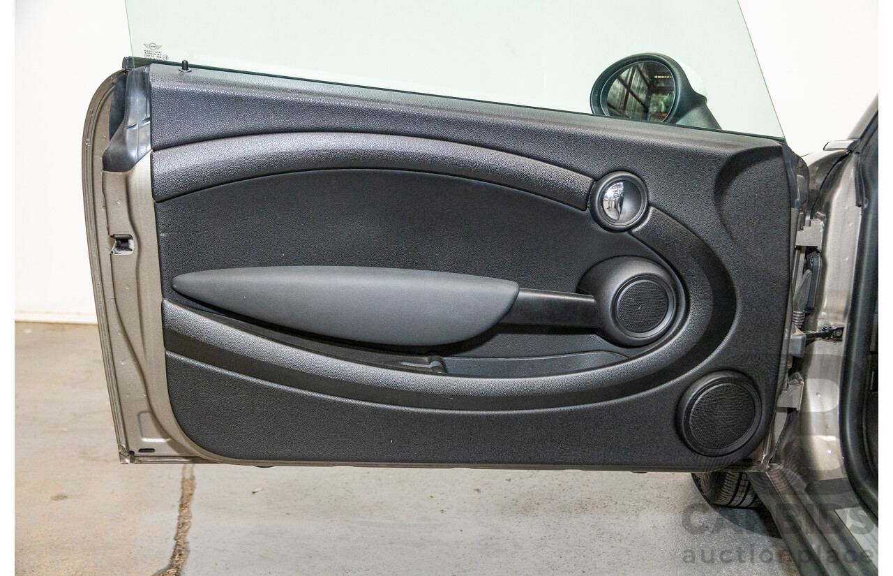 07/2012 Mini Cooper RAY R56 MY12 2D Hatchback Velvet Silver Metallic 1.6L