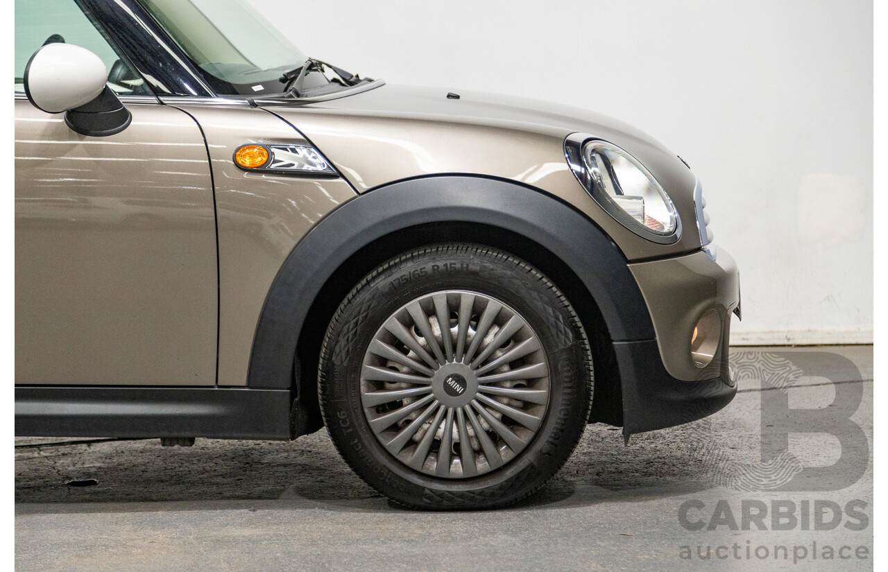 07/2012 Mini Cooper RAY R56 MY12 2D Hatchback Velvet Silver Metallic 1.6L