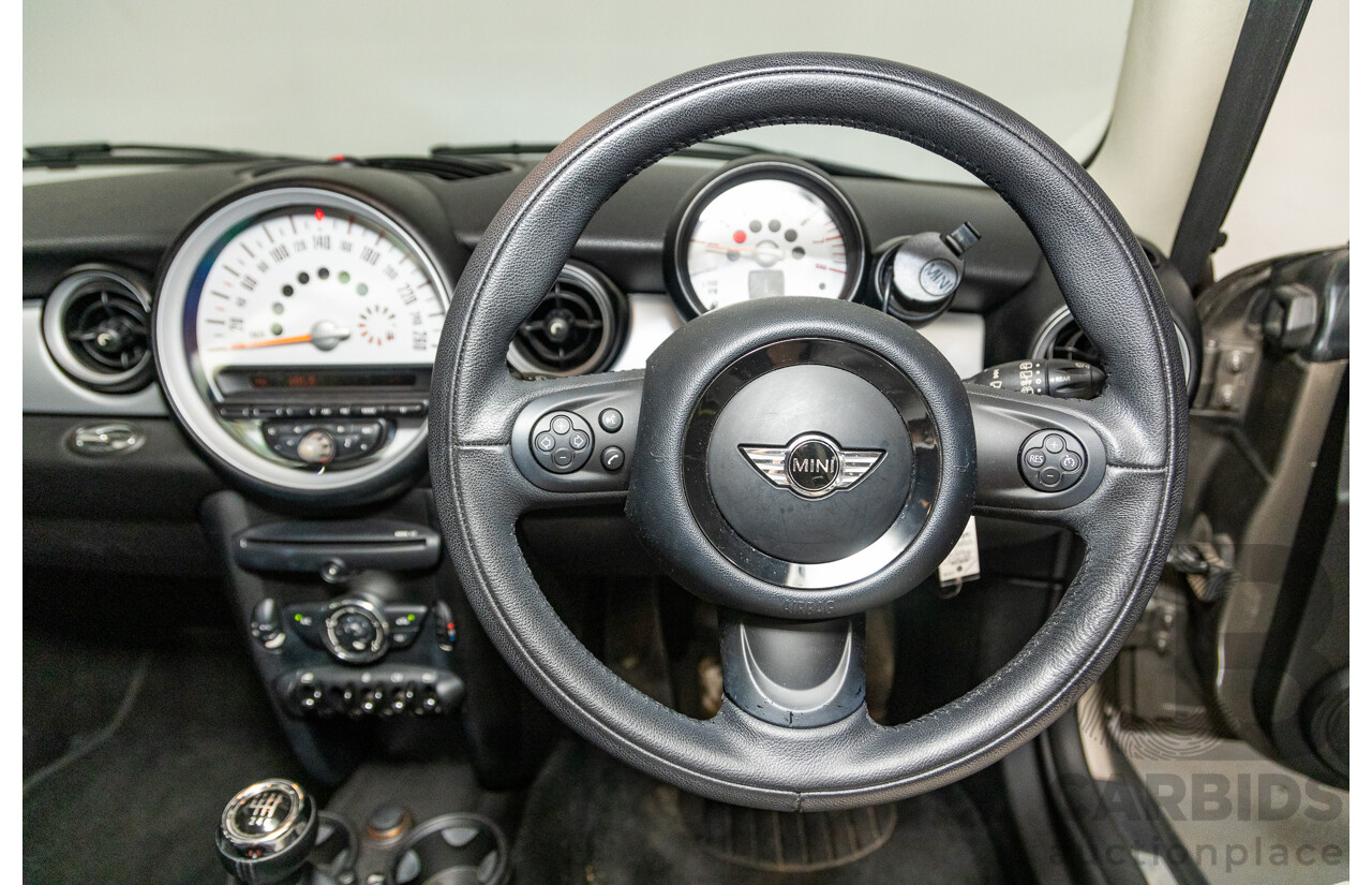 07/2012 Mini Cooper RAY R56 MY12 2D Hatchback Velvet Silver Metallic 1.6L