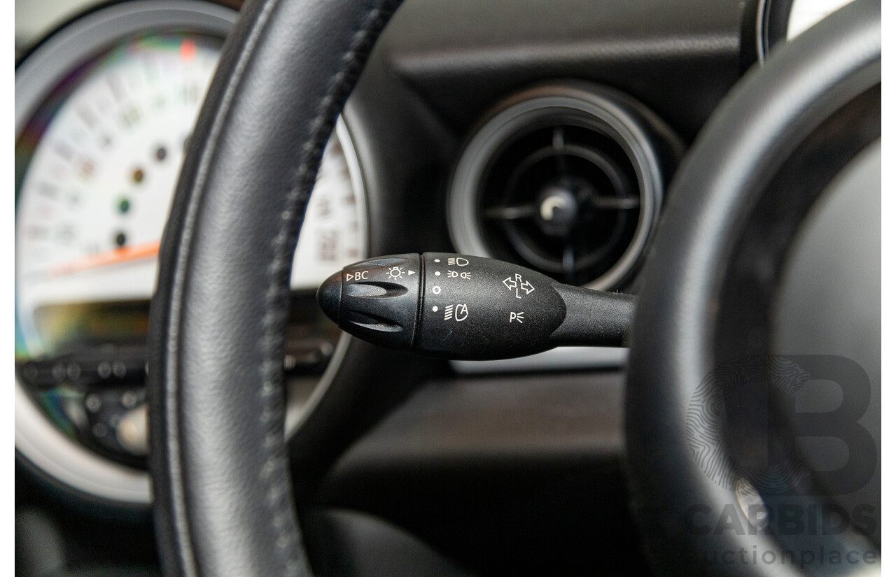 07/2012 Mini Cooper RAY R56 MY12 2D Hatchback Velvet Silver Metallic 1.6L