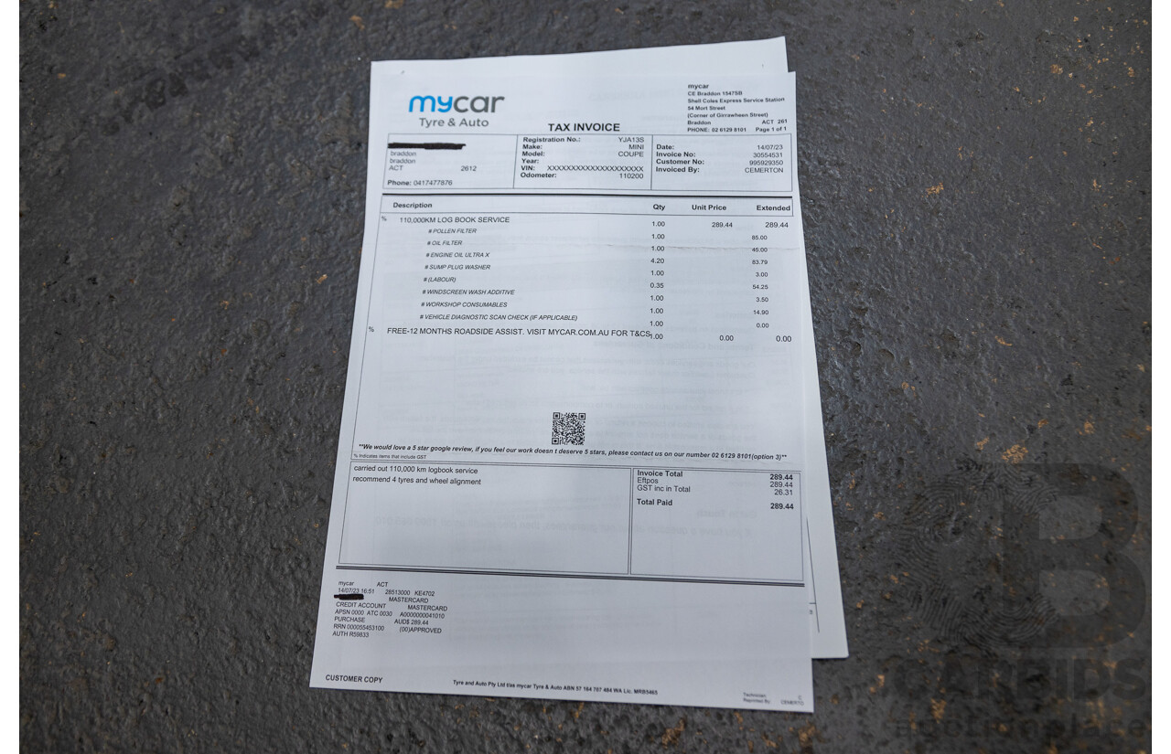 07/2012 Mini Cooper RAY R56 MY12 2D Hatchback Velvet Silver Metallic 1.6L