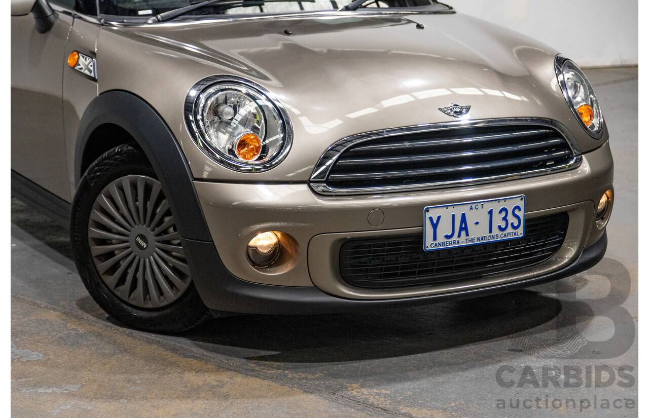 07/2012 Mini Cooper RAY R56 MY12 2D Hatchback Velvet Silver Metallic 1.6L