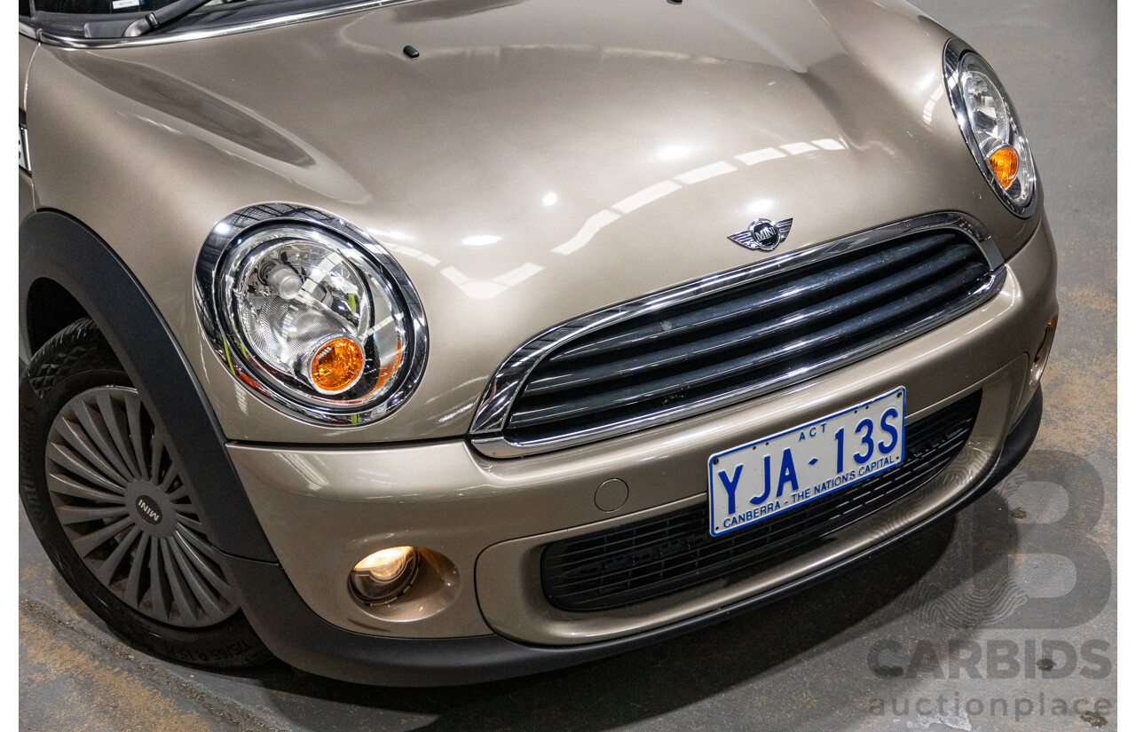 07/2012 Mini Cooper RAY R56 MY12 2D Hatchback Velvet Silver Metallic 1.6L
