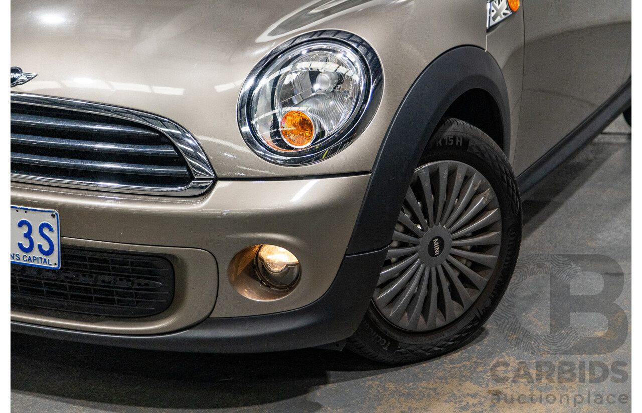 07/2012 Mini Cooper RAY R56 MY12 2D Hatchback Velvet Silver Metallic 1.6L