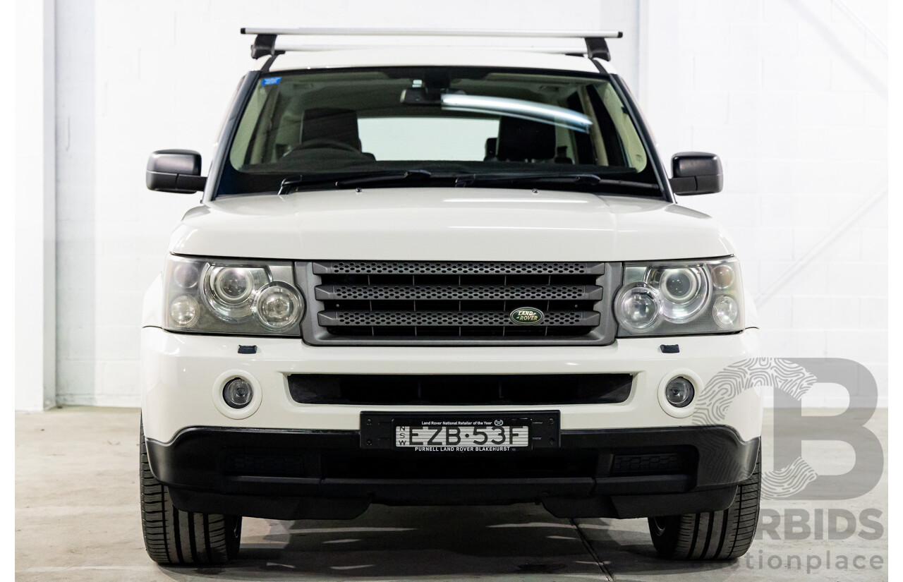 3/2009 Land Rover Range Rover Sport 2.7 TdV6 MY09 4d Wagon Alaska White Turbo Diesel 2.7L