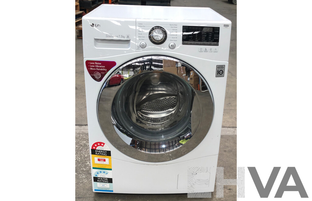 LG Direct Drive Inverter 7.5 Kg Front Loader Washing Machine