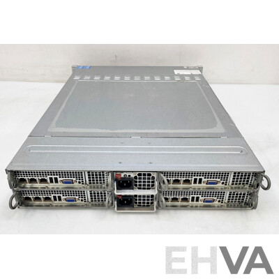 Supermicro (R4572) Xenon Multi-Node Server W/ 4x Dual Intel Xeon (E5-2630) 2.30GHz-2.80GHz 6-Core CPU 256GB DDR3