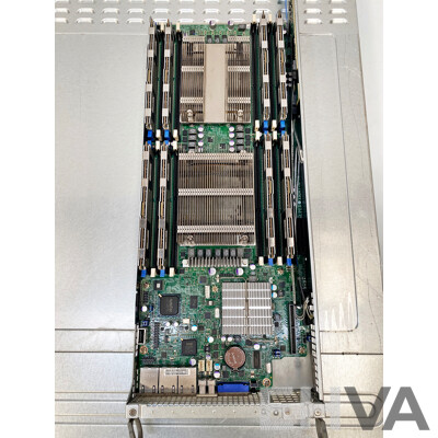 Supermicro (R4572) Xenon Multi-Node Server W/ 4x Dual Intel Xeon (E5-2630) 2.30GHz-2.80GHz 6-Core CPU 256GB DDR3
