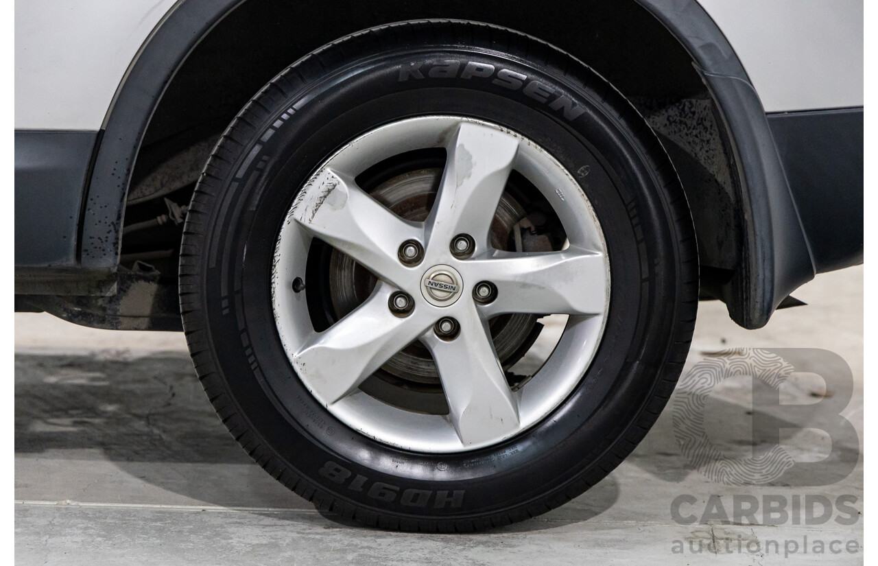 9/2012 Nissan Dualis ST (4x2) J10 SERIES 3 4d Wagon Blade Silver Metallic 2.0L