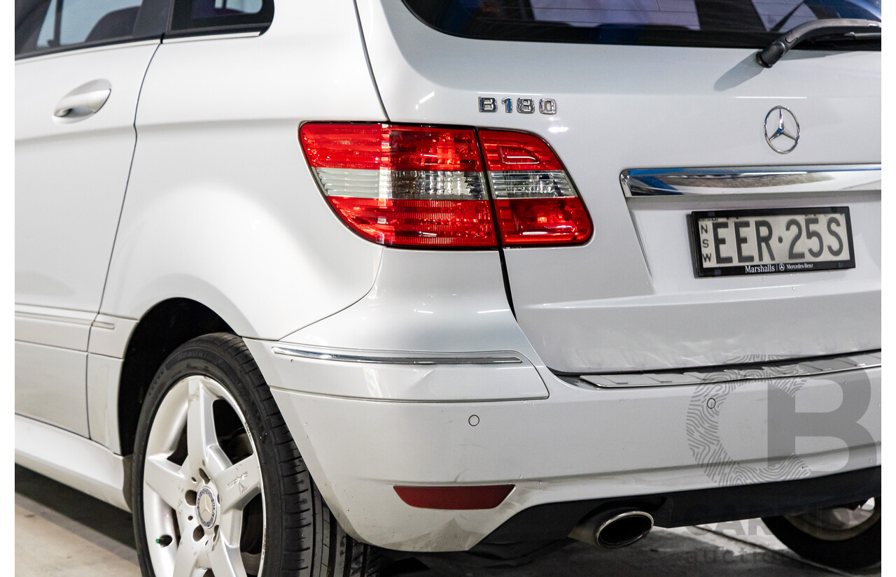 9/2010 Mercedes-Benz B180 CDI 245 MY11 5d Hatchback Polar Silver Metallic Turbo Diesel 2.0L