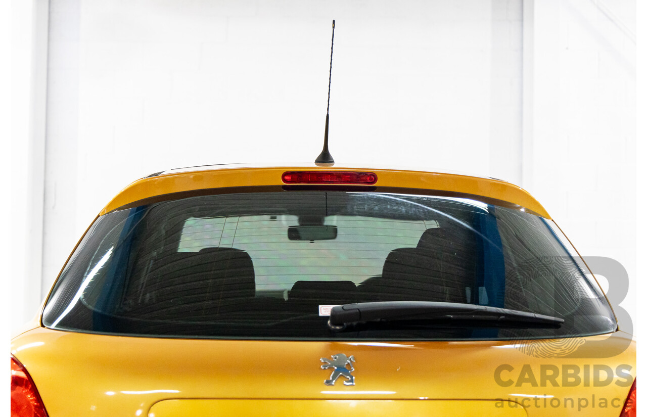 2/2009 Peugeot 207 XT  5d Hatchback Orange Salamanque Metallic 1.6L