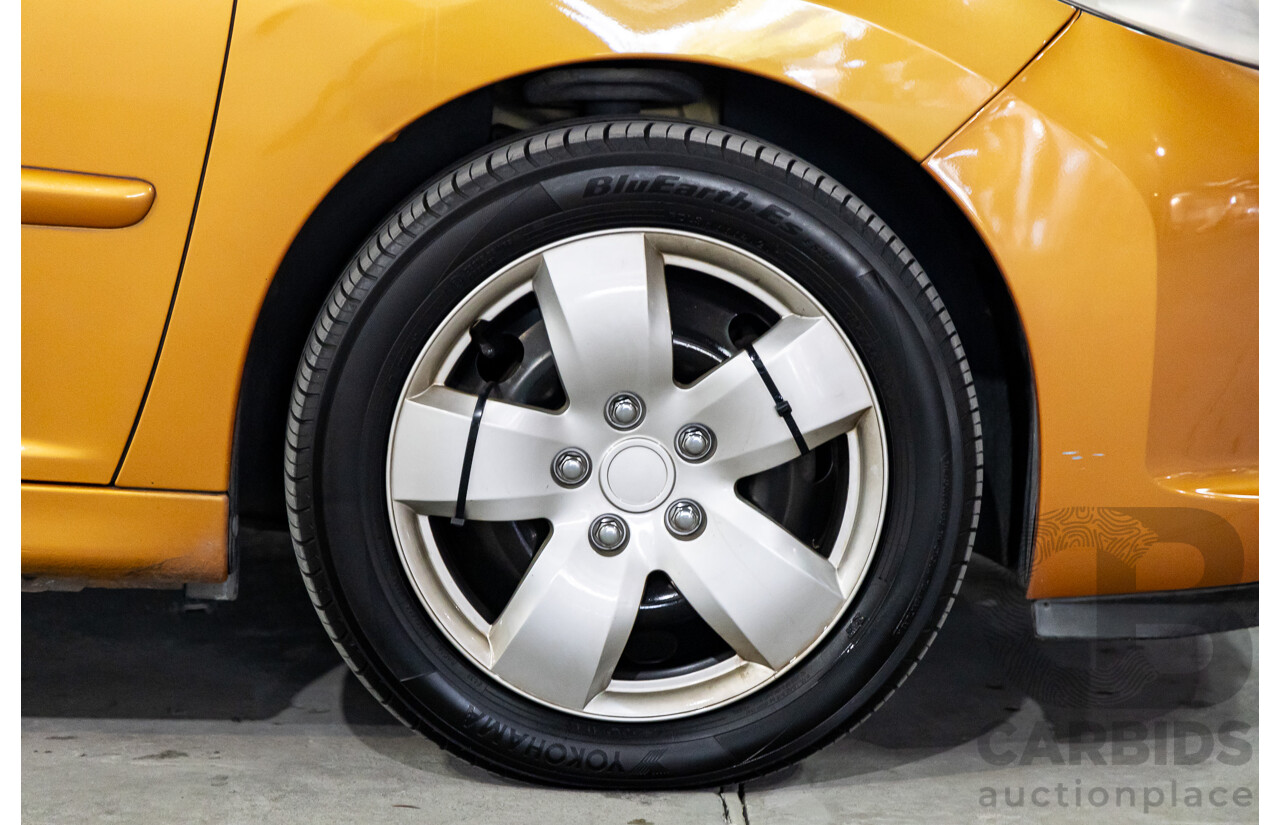 2/2009 Peugeot 207 XT  5d Hatchback Orange Salamanque Metallic 1.6L