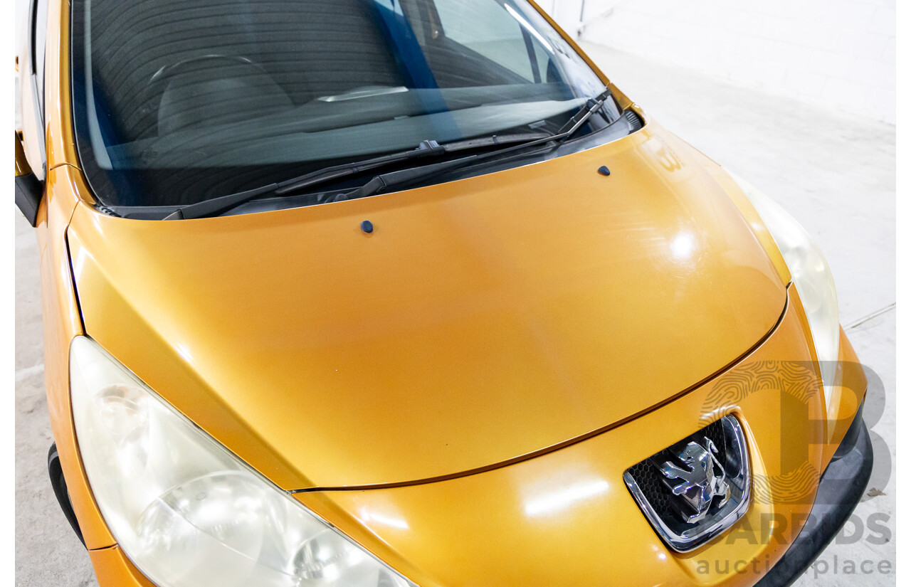2/2009 Peugeot 207 XT  5d Hatchback Orange Salamanque Metallic 1.6L