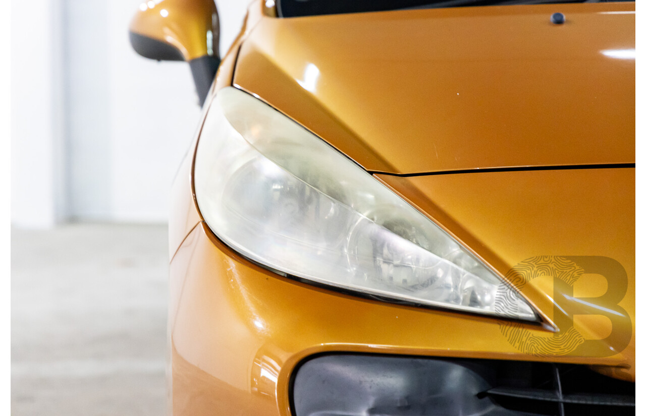 2/2009 Peugeot 207 XT  5d Hatchback Orange Salamanque Metallic 1.6L