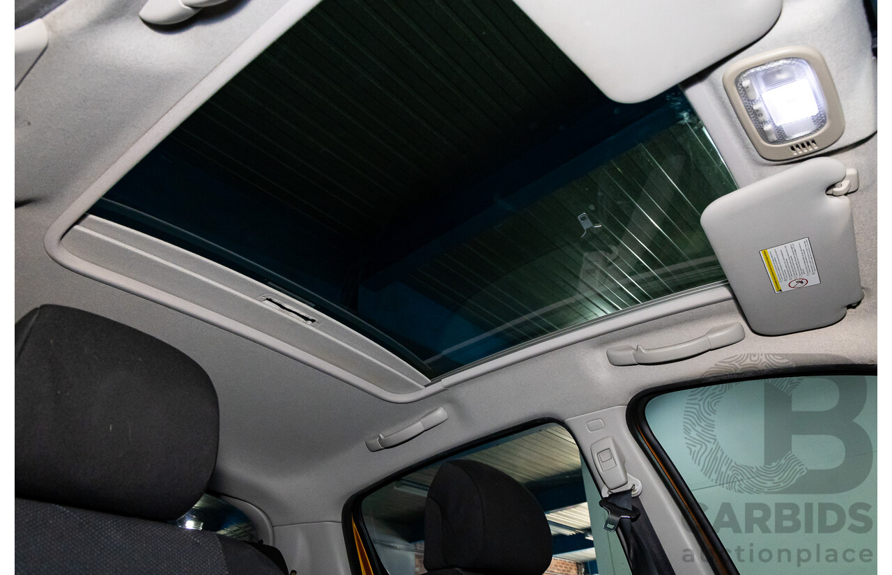 2/2009 Peugeot 207 XT  5d Hatchback Orange Salamanque Metallic 1.6L