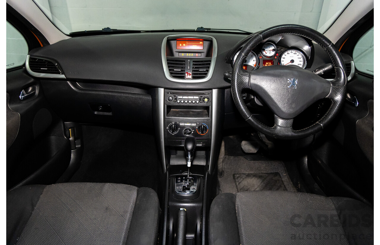 2/2009 Peugeot 207 XT  5d Hatchback Orange Salamanque Metallic 1.6L