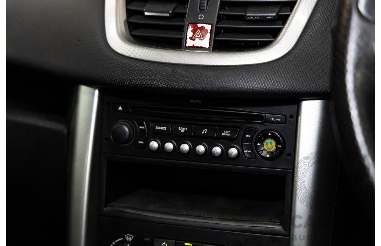 2/2009 Peugeot 207 XT  5d Hatchback Orange Salamanque Metallic 1.6L