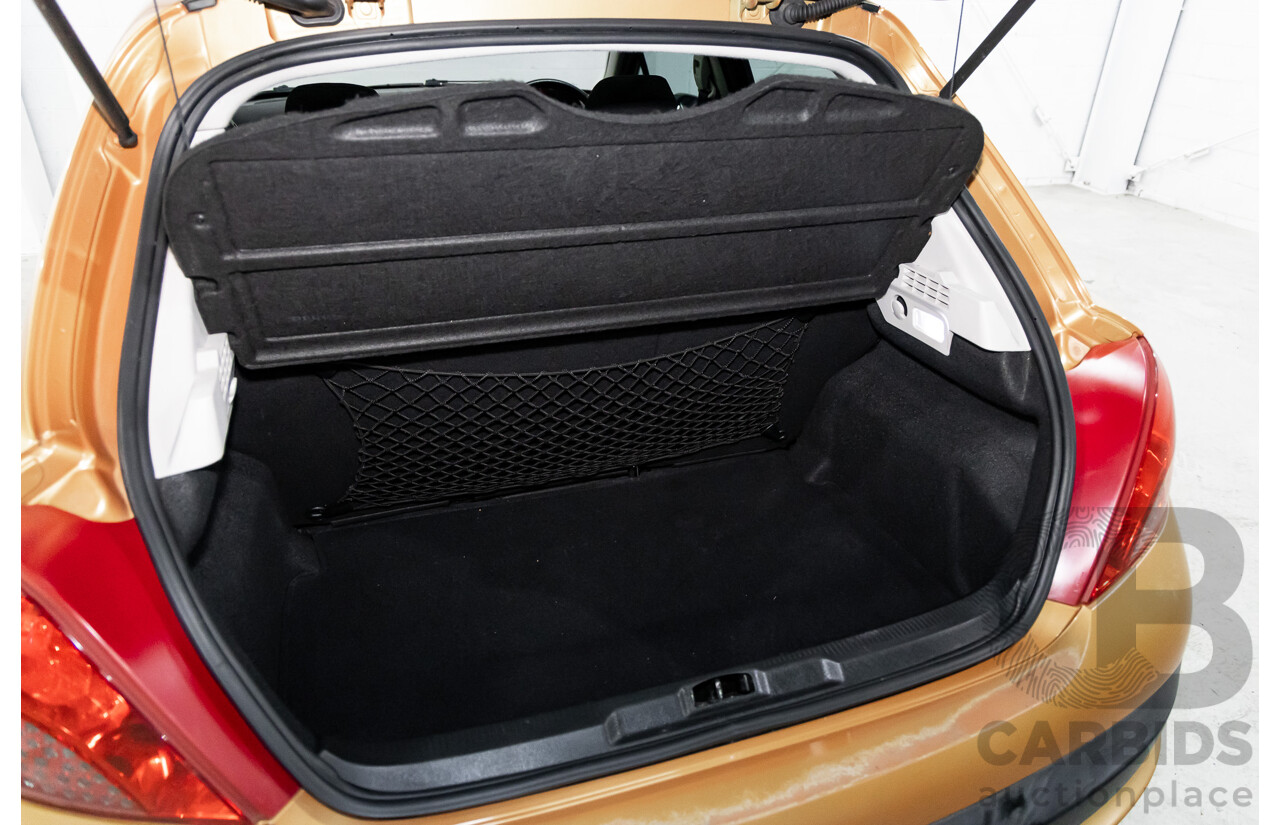 2/2009 Peugeot 207 XT  5d Hatchback Orange Salamanque Metallic 1.6L