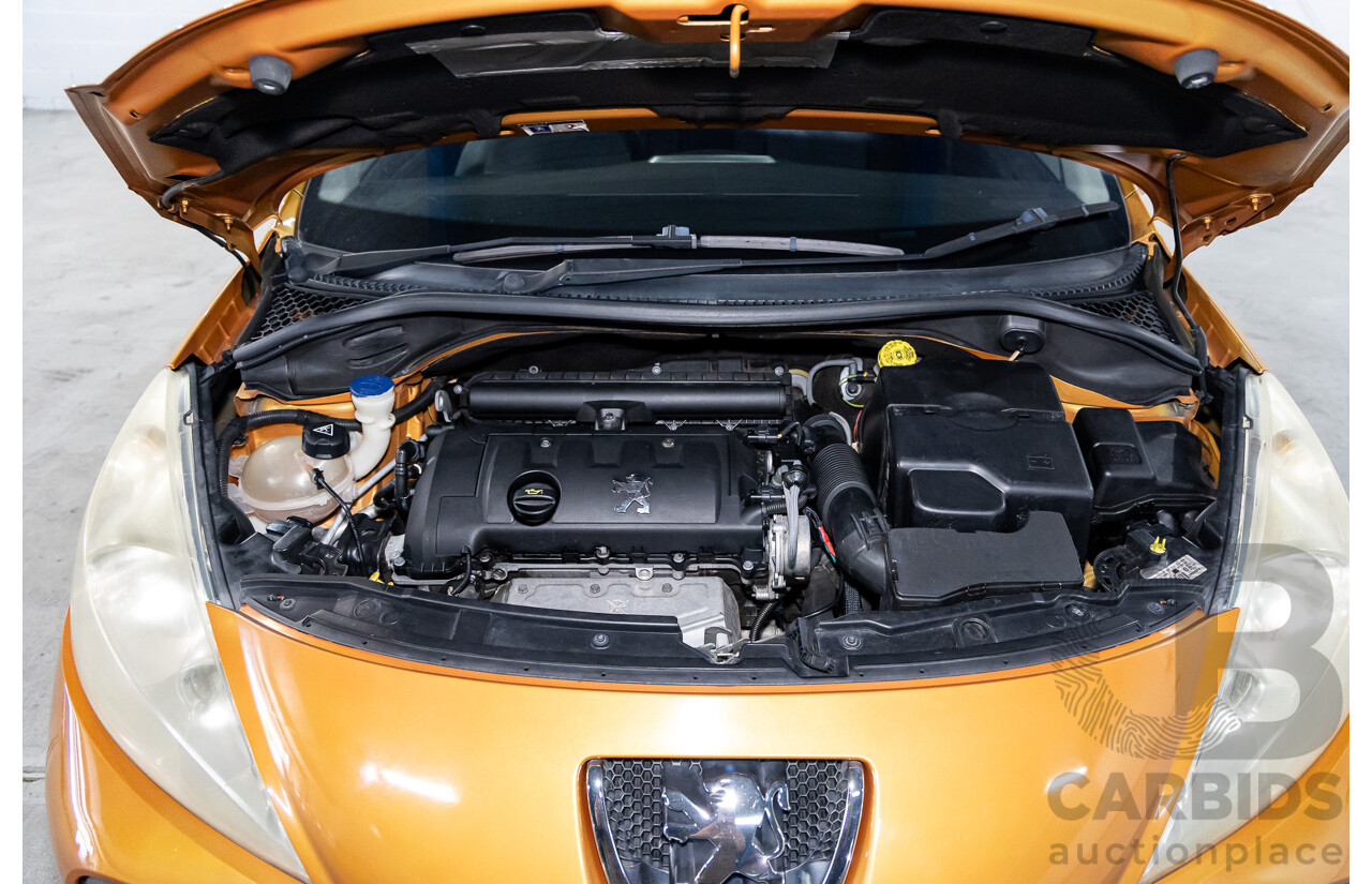 2/2009 Peugeot 207 XT  5d Hatchback Orange Salamanque Metallic 1.6L
