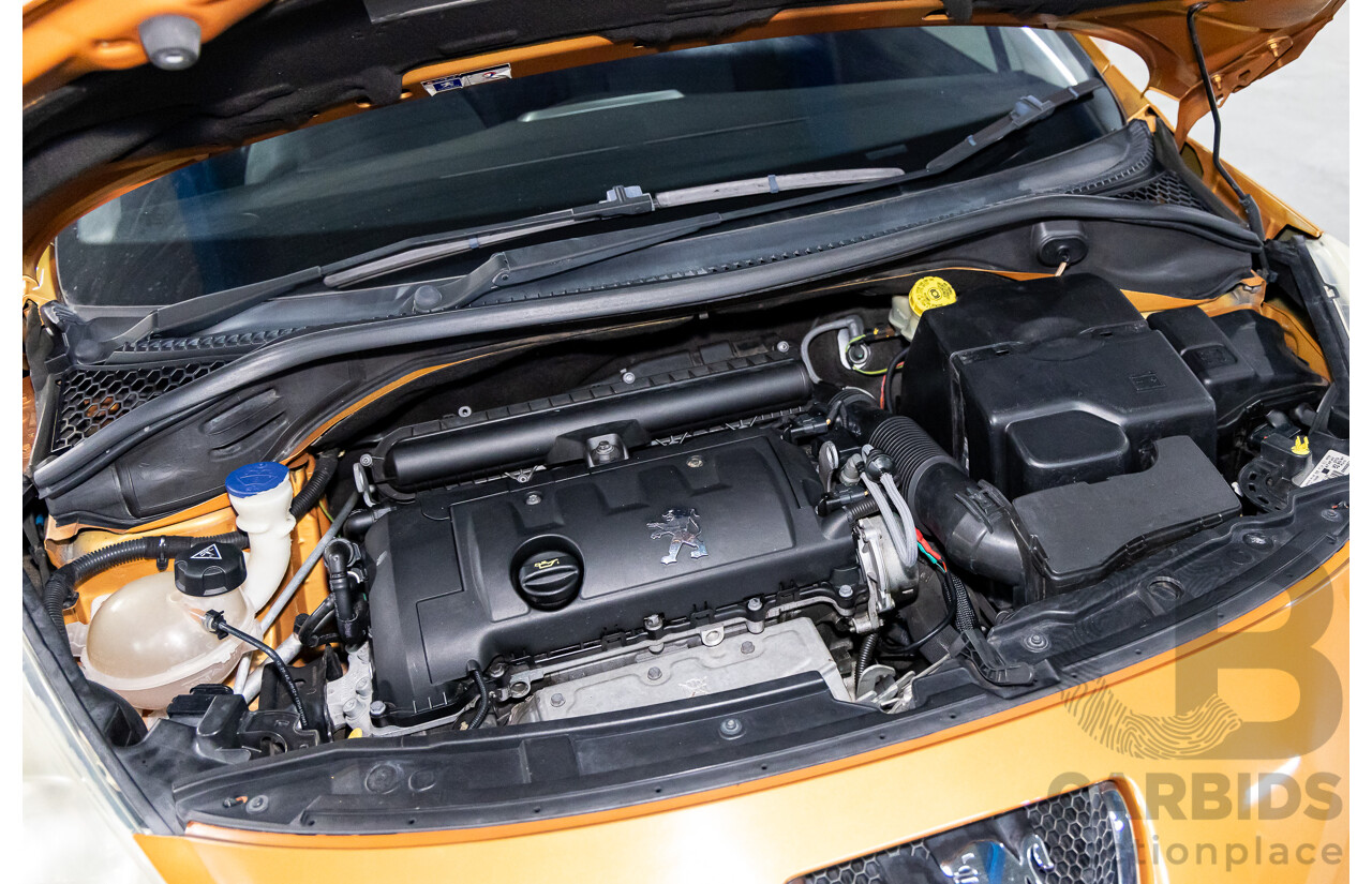 2/2009 Peugeot 207 XT  5d Hatchback Orange Salamanque Metallic 1.6L