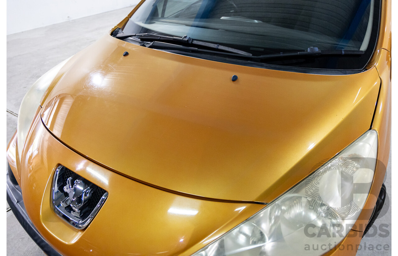 2/2009 Peugeot 207 XT  5d Hatchback Orange Salamanque Metallic 1.6L