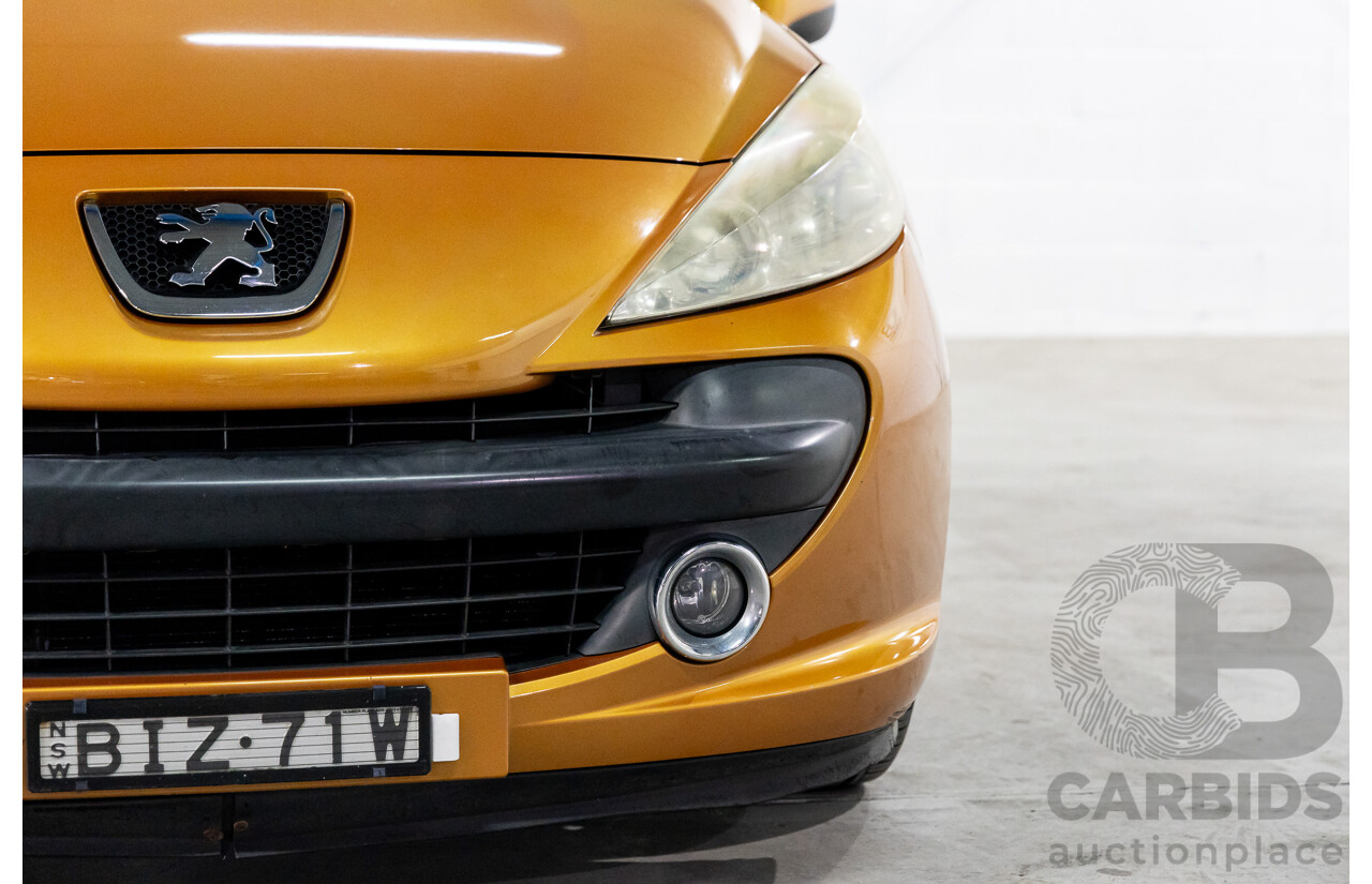 2/2009 Peugeot 207 XT  5d Hatchback Orange Salamanque Metallic 1.6L