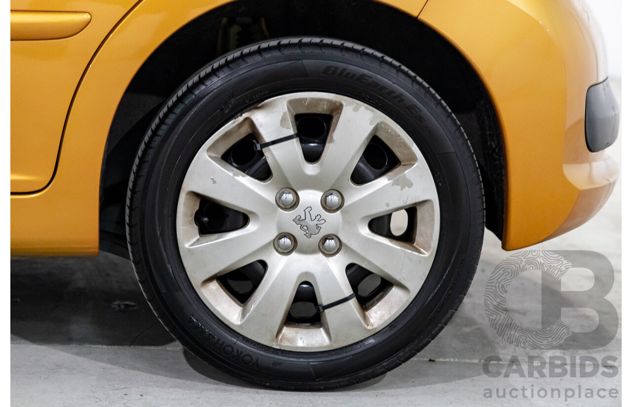 2/2009 Peugeot 207 XT  5d Hatchback Orange Salamanque Metallic 1.6L