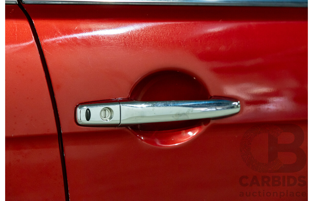 1/2013 Mitsubishi Lancer LX CJ MY13 4d Sedan Red Metallic 2.0L