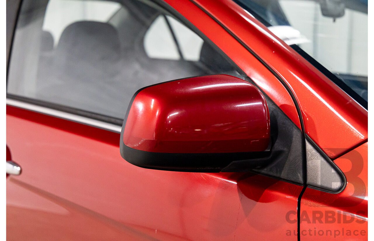 1/2013 Mitsubishi Lancer LX CJ MY13 4d Sedan Red Metallic 2.0L