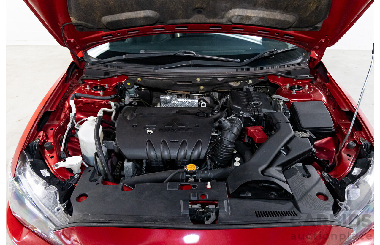 1/2013 Mitsubishi Lancer LX CJ MY13 4d Sedan Red Metallic 2.0L