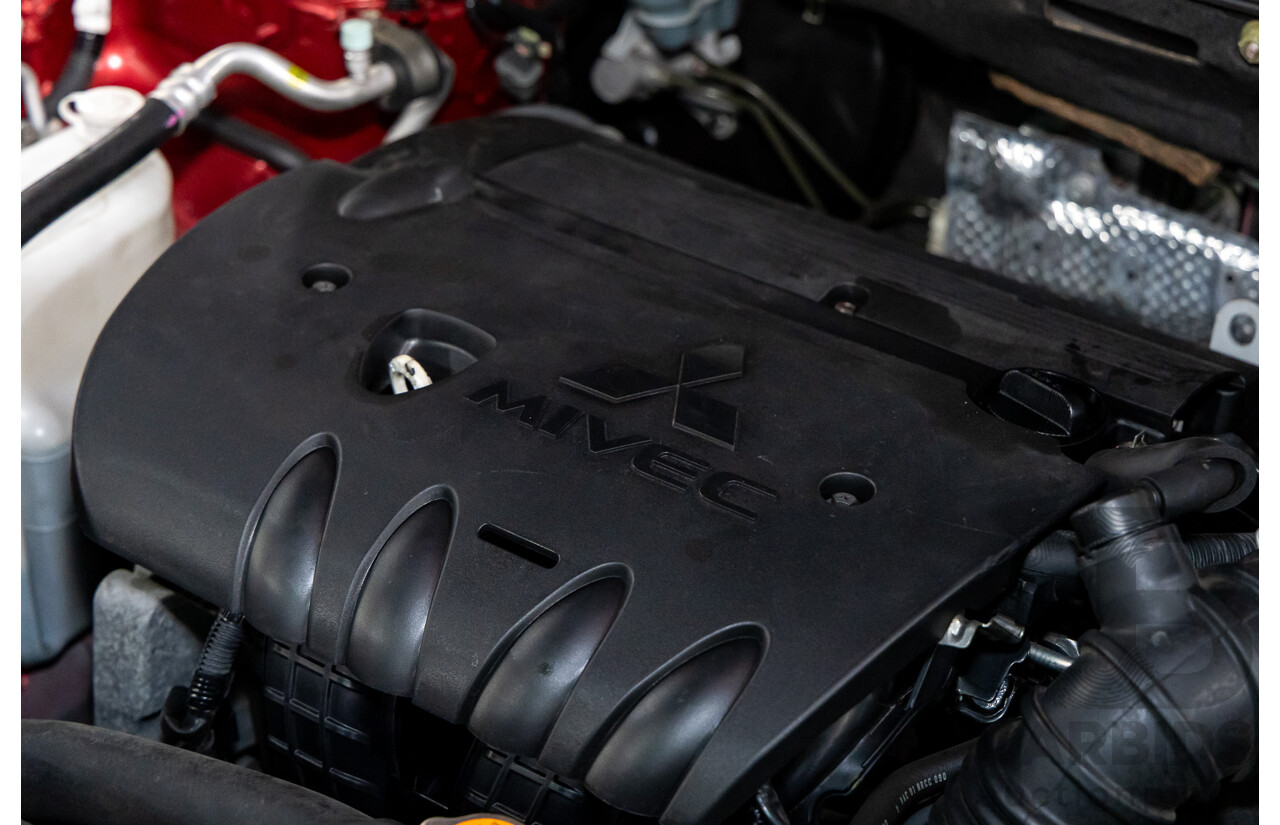 1/2013 Mitsubishi Lancer LX CJ MY13 4d Sedan Red Metallic 2.0L