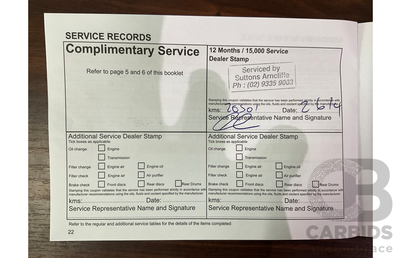 1/2013 Mitsubishi Lancer LX CJ MY13 4d Sedan Red Metallic 2.0L