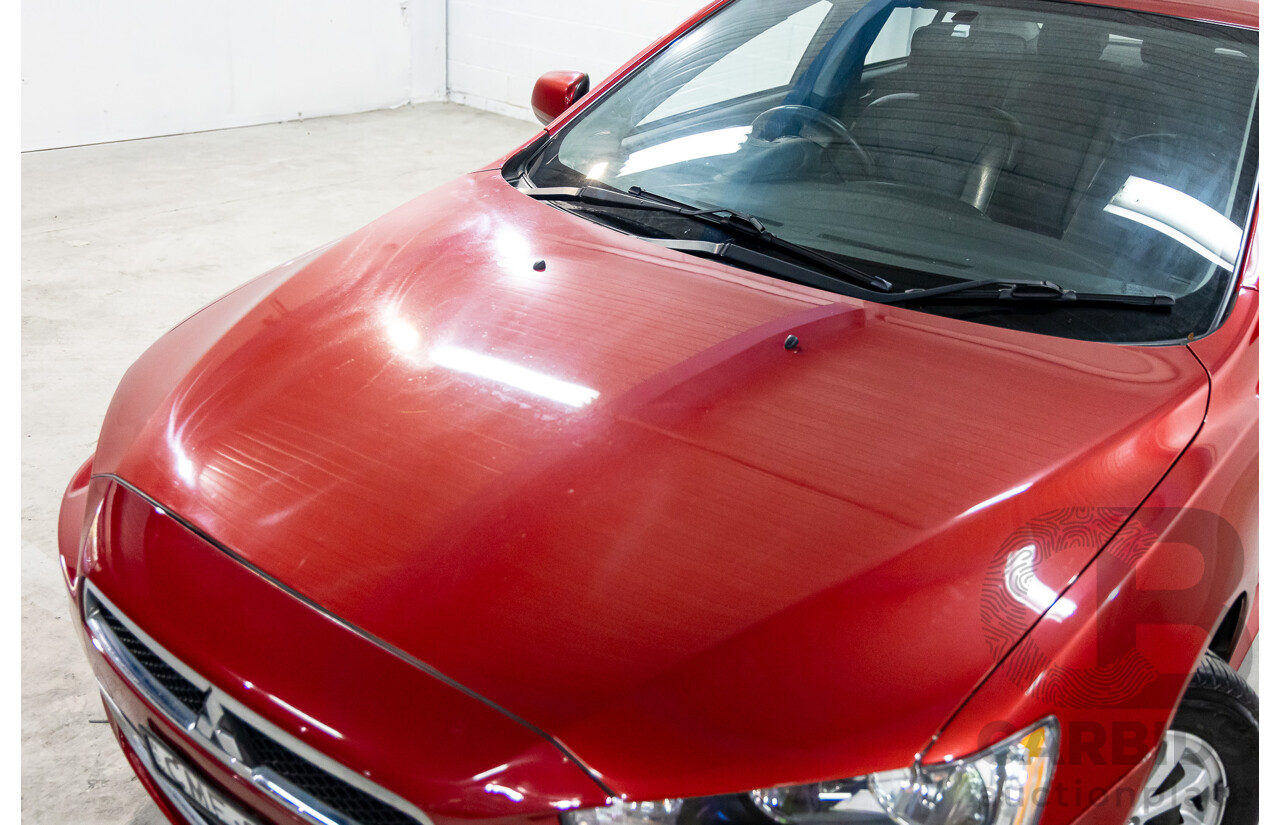1/2013 Mitsubishi Lancer LX CJ MY13 4d Sedan Red Metallic 2.0L