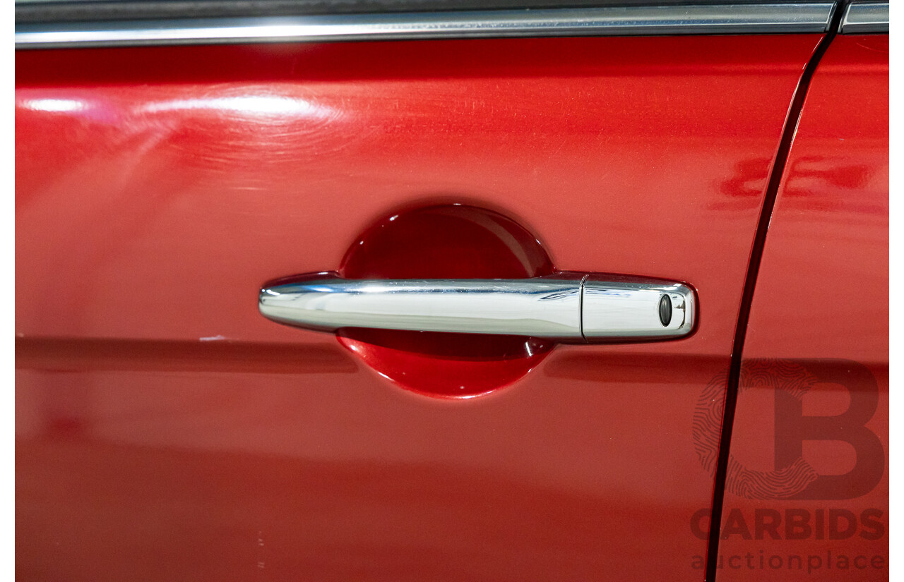 1/2013 Mitsubishi Lancer LX CJ MY13 4d Sedan Red Metallic 2.0L