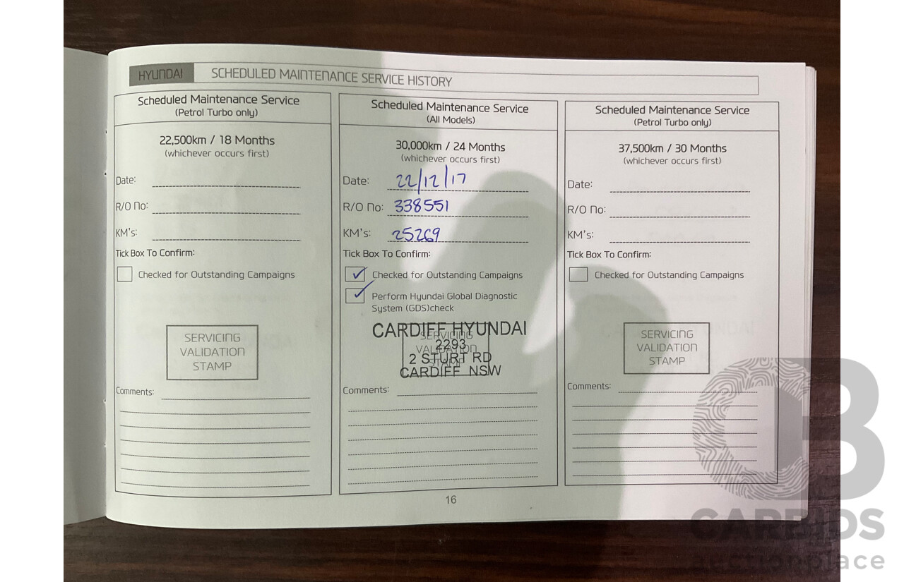 10/2015 Hyundai Tucson Active X (FWD) TL 4d Wagon Pure White 2.0L