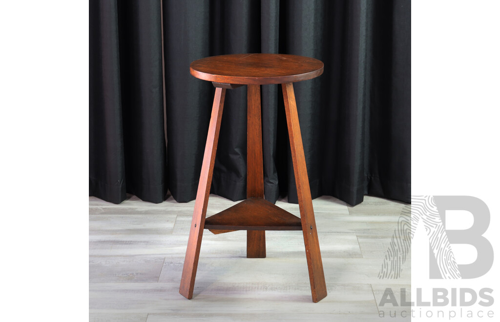 Edwardian Oak Side Table