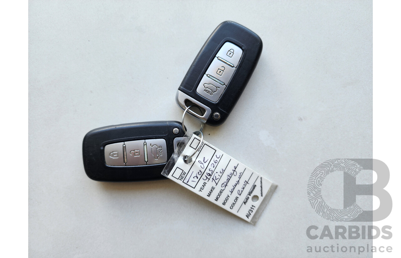 4/2013 Kia Sportage Platinum (awd) SL MY13 4d Wagon Grey 2.0L