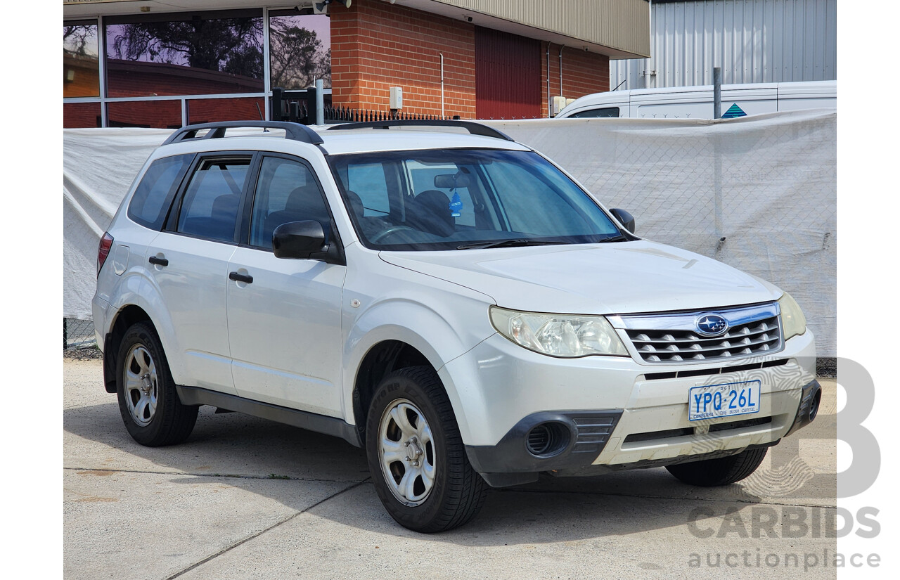 8/2011 Subaru Forester X MY11 4d Wagon White 2.5L