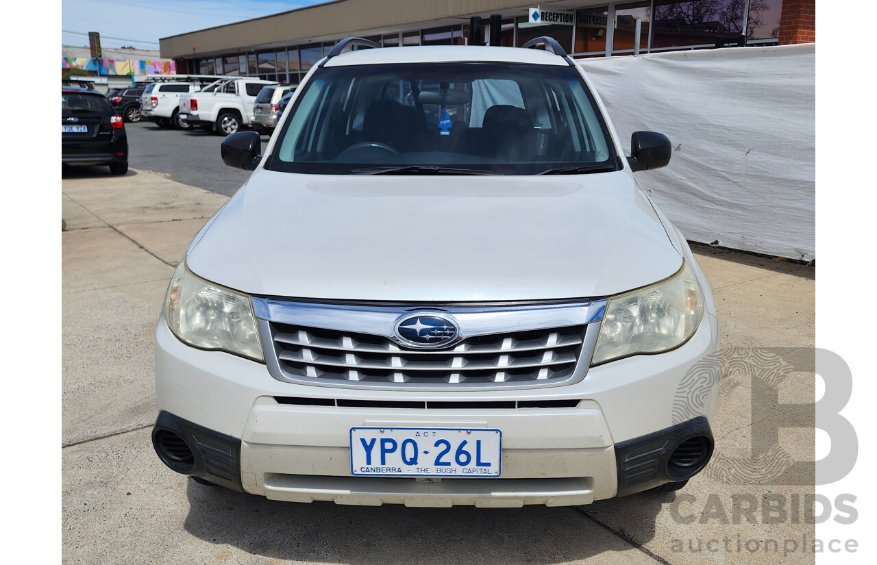 8/2011 Subaru Forester X MY11 4d Wagon White 2.5L