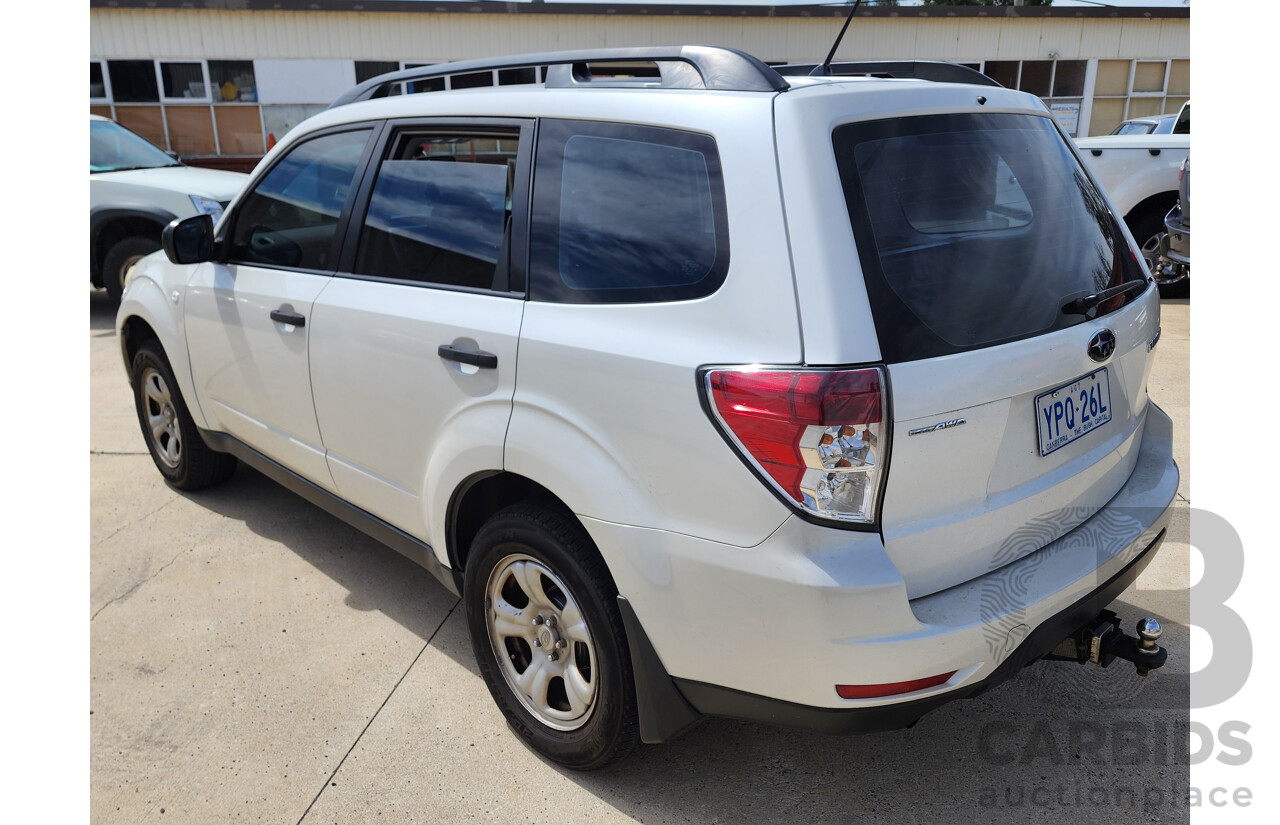 8/2011 Subaru Forester X MY11 4d Wagon White 2.5L