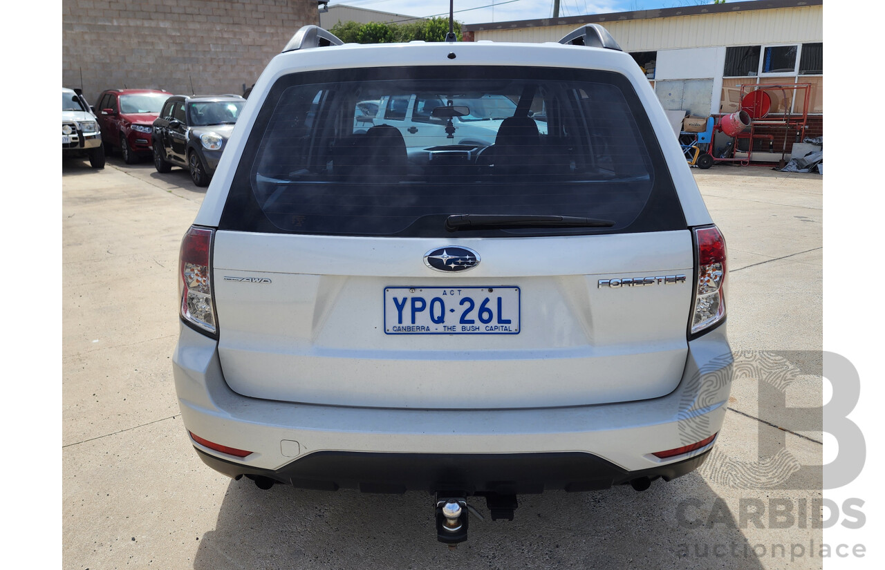 8/2011 Subaru Forester X MY11 4d Wagon White 2.5L
