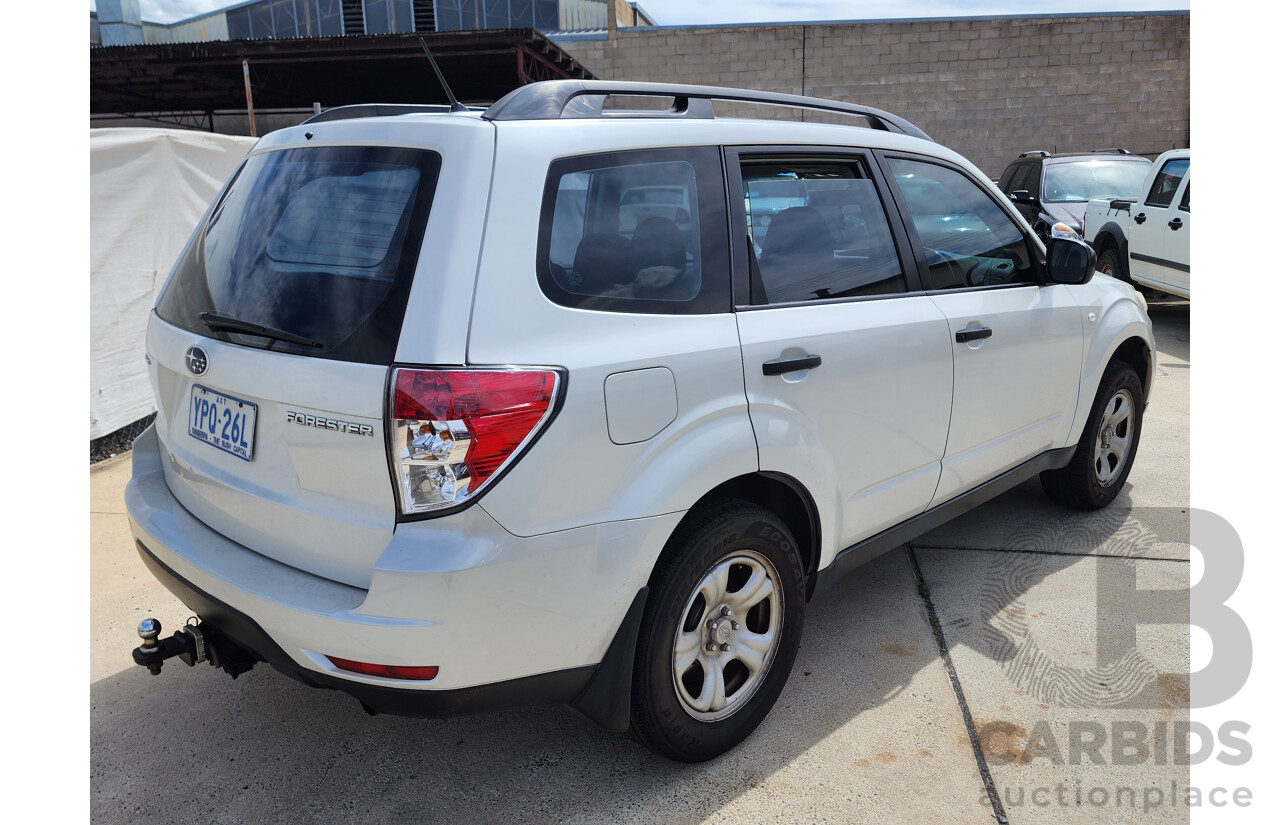 8/2011 Subaru Forester X MY11 4d Wagon White 2.5L