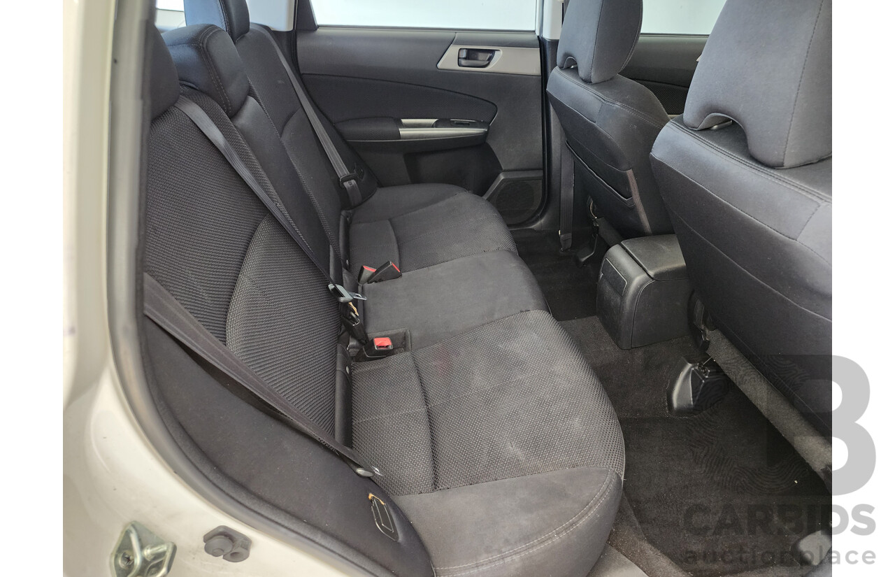 8/2011 Subaru Forester X MY11 4d Wagon White 2.5L