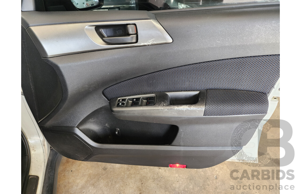 8/2011 Subaru Forester X MY11 4d Wagon White 2.5L