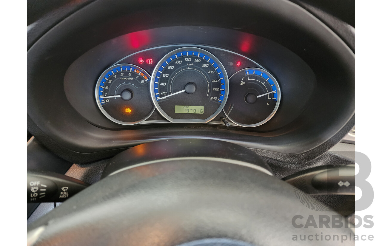 8/2011 Subaru Forester X MY11 4d Wagon White 2.5L