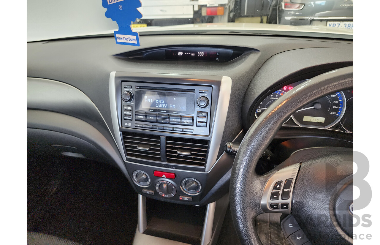 8/2011 Subaru Forester X MY11 4d Wagon White 2.5L