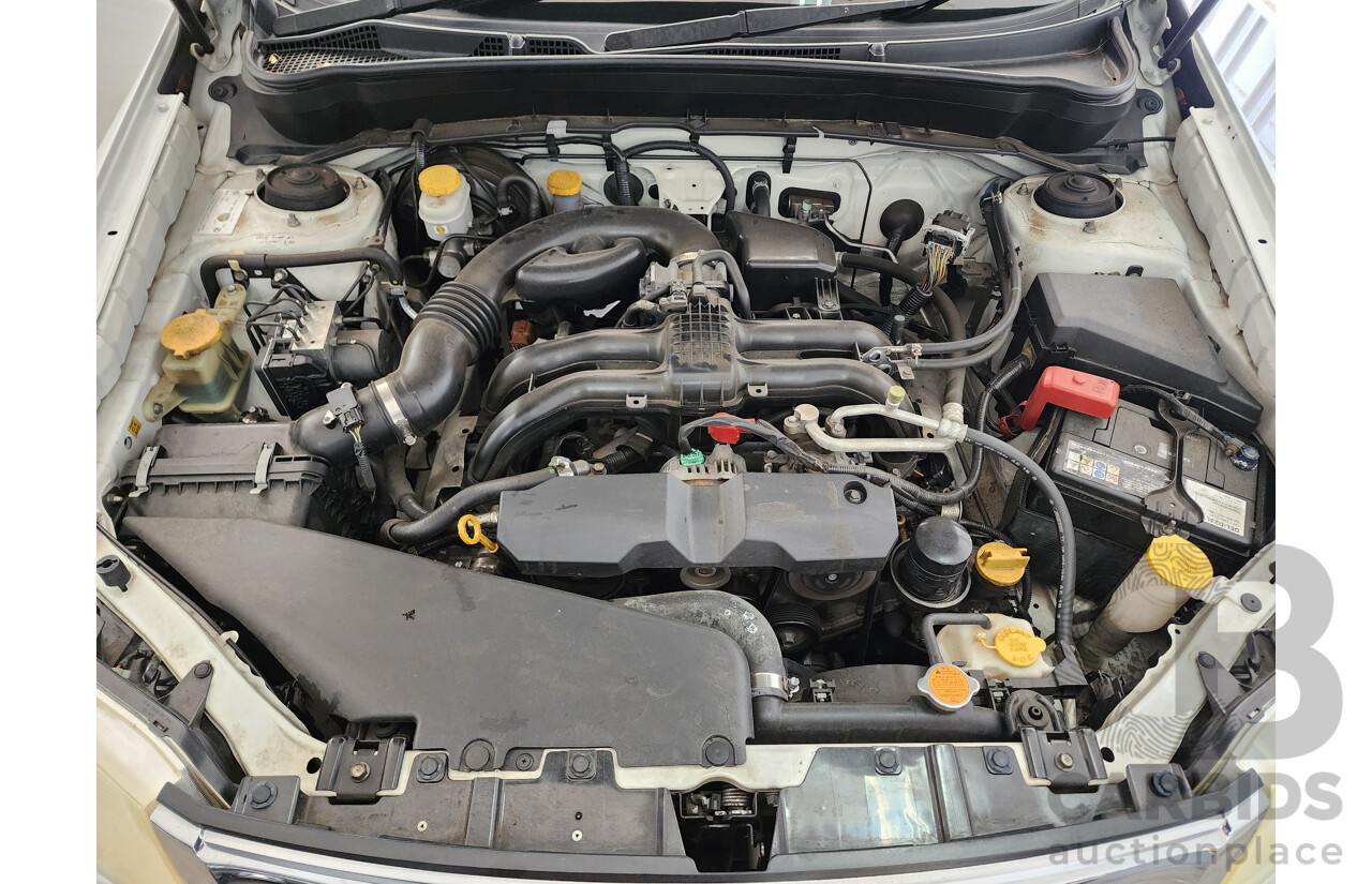 8/2011 Subaru Forester X MY11 4d Wagon White 2.5L