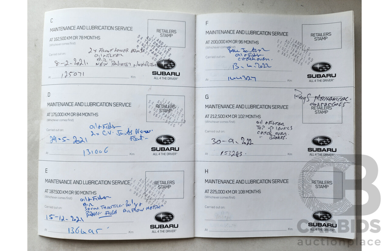 8/2011 Subaru Forester X MY11 4d Wagon White 2.5L