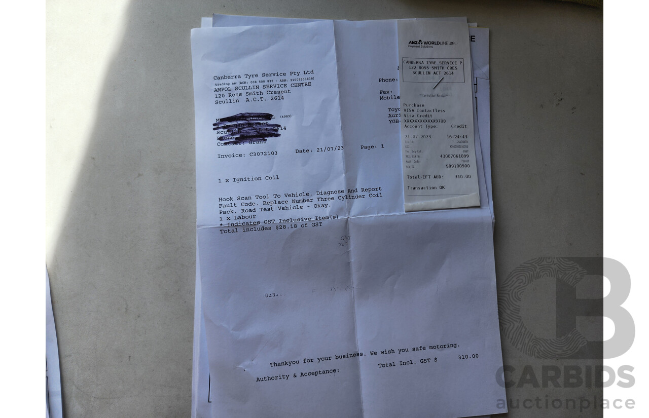 5/2007 Toyota Aurion AT-X GSV40R 4d Sedan Gold 3.5L